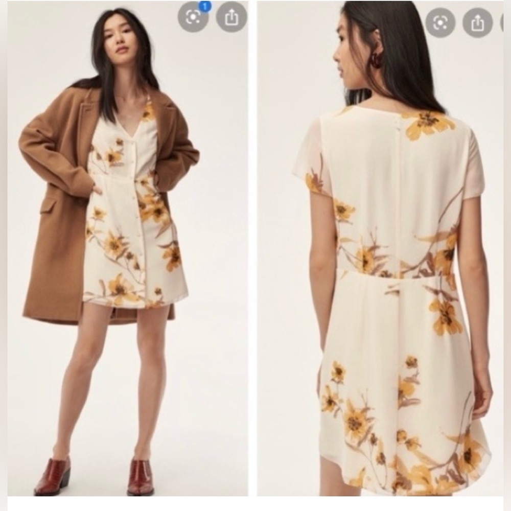Babaton nazaire floral dress size 4